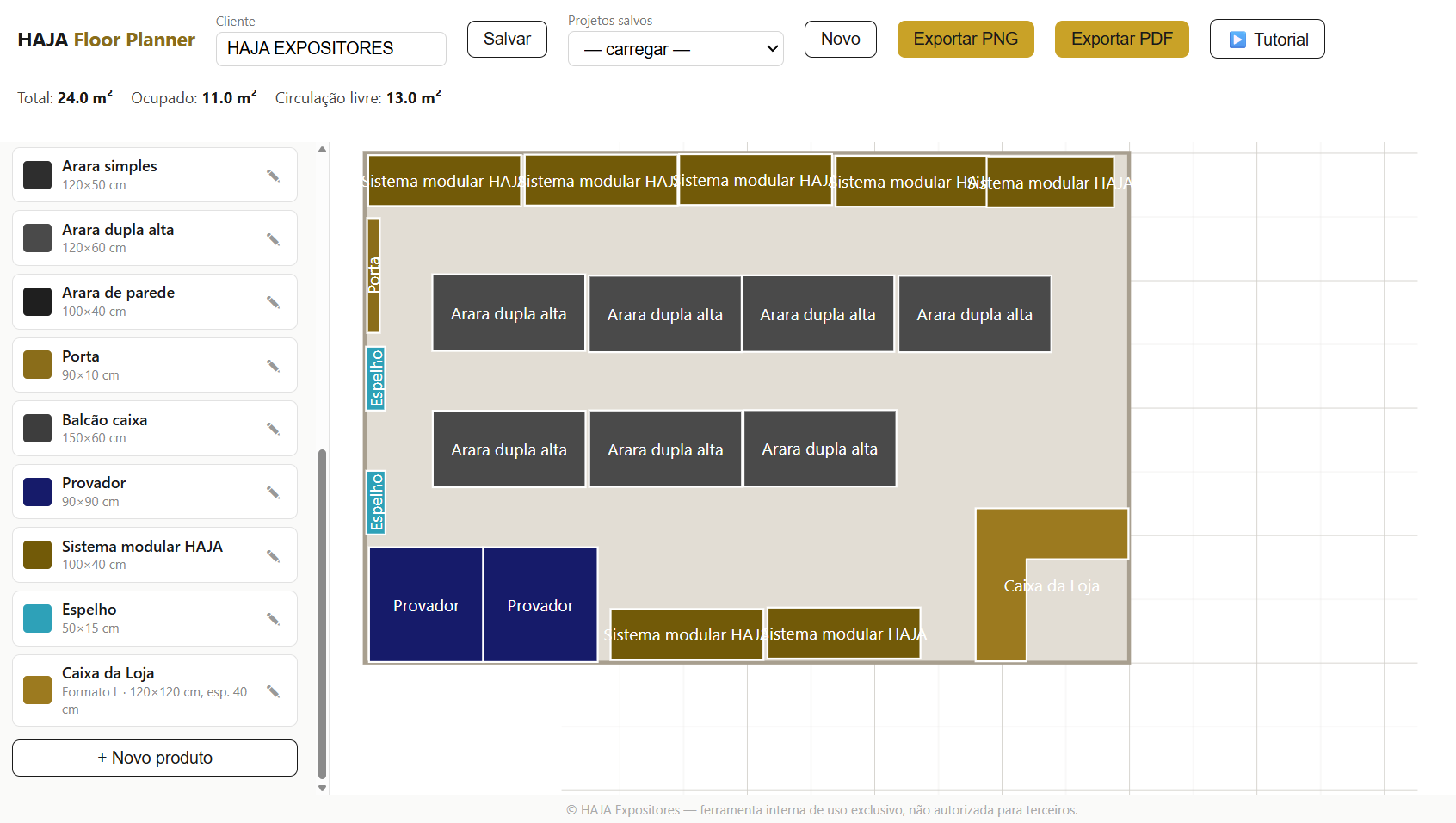 HAJA Floor Planner